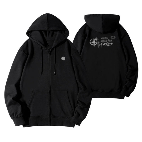 ENHYPEN ZIP-UP フーディ ENHYPEN World Tour FATE Zippered Hoodie (Fan-made) – ENHYPEN