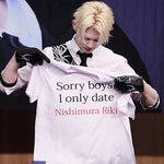 ENHYPEN 'Sorry boys, I only date' T-shirt (Fan-made)