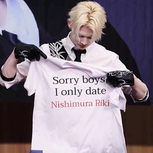 ENHYPEN 'Sorry boys, I only date' T-shirt (Fan-made)