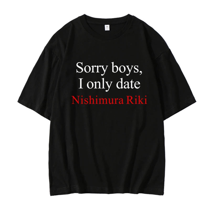 ENHYPEN 'Sorry boys, I only date' T-shirt (Fan-made)