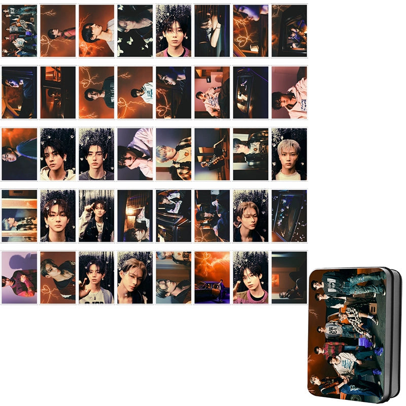 ENHYPEN ORANGE BLOOD LOMO Photo Cards Tin Case Set (40 pcs)