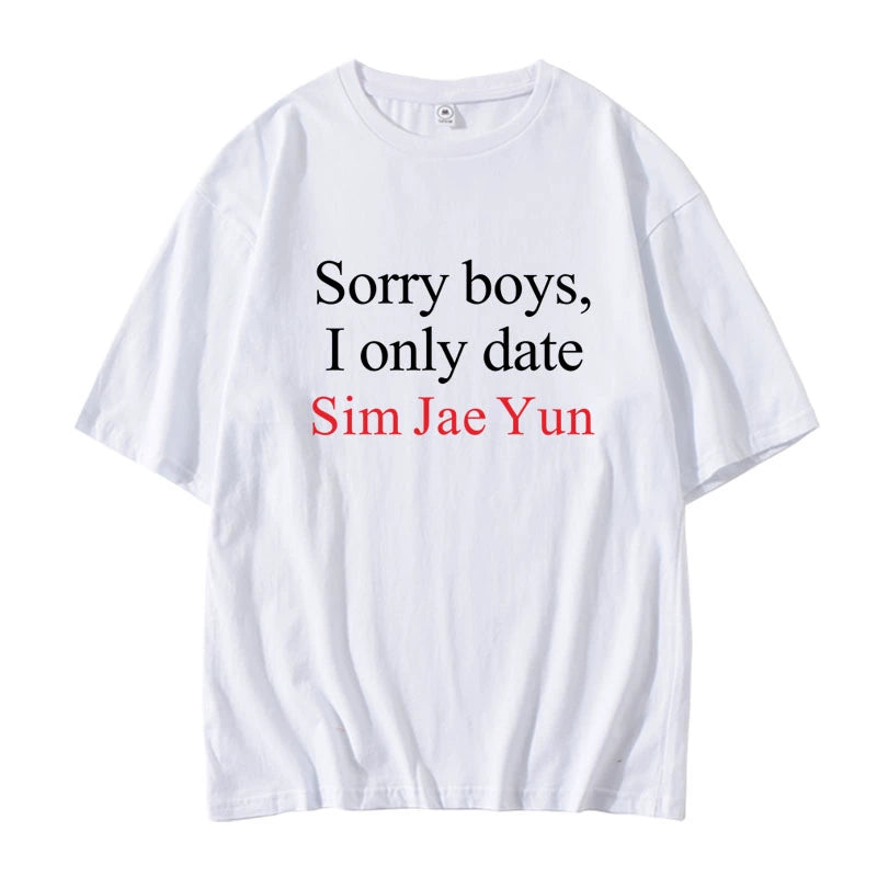 ENHYPEN 'Sorry boys, I only date' T-shirt (Fan-made)
