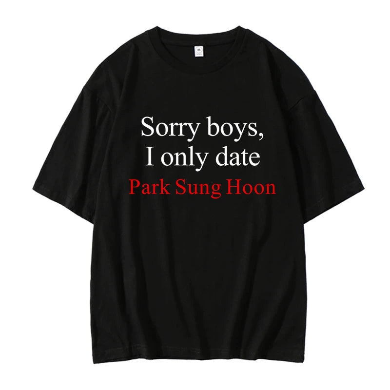 ENHYPEN 'Sorry boys, I only date' T-shirt (Fan-made)