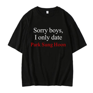 ENHYPEN 'Sorry boys, I only date' T-shirt (Fan-made)
