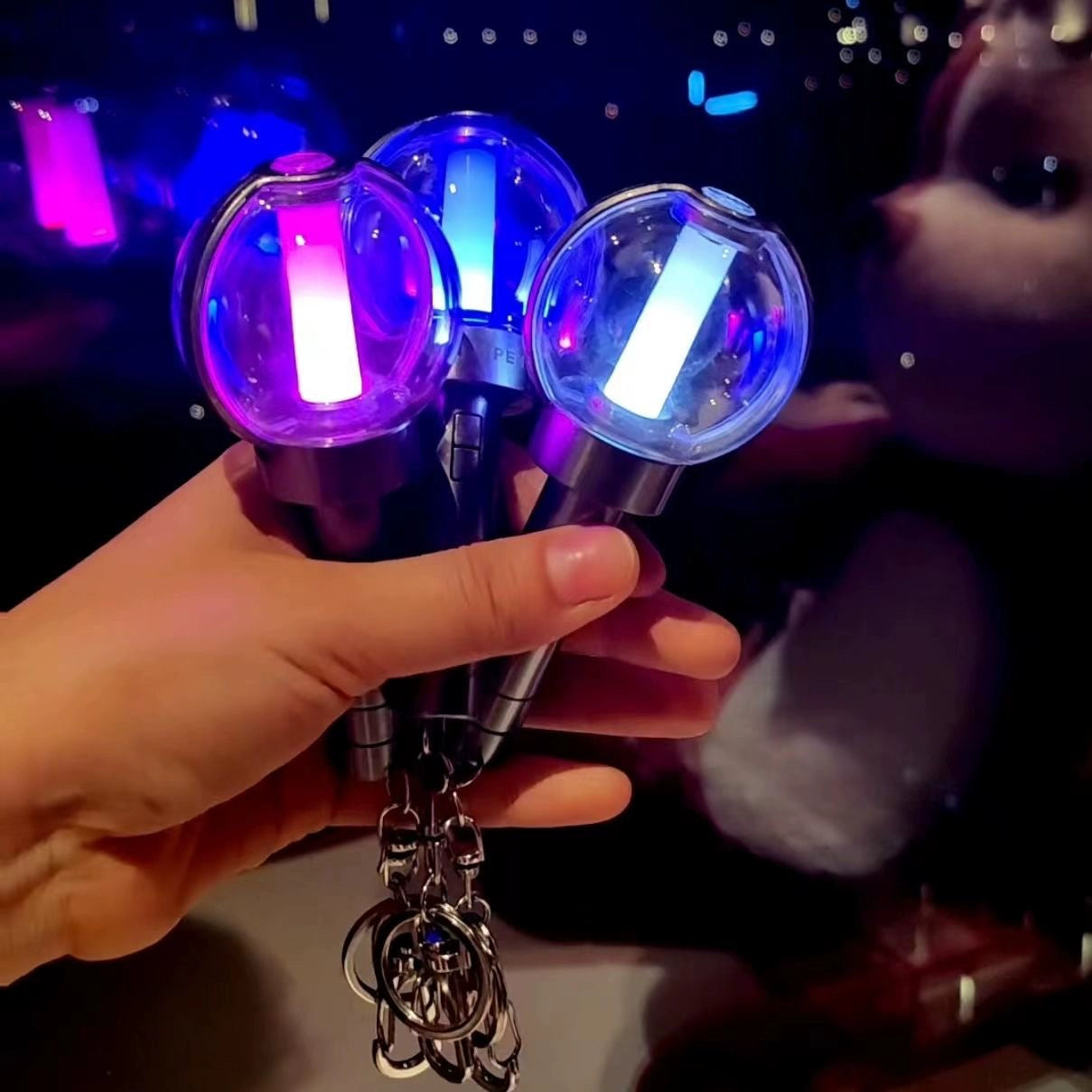 ENHYPEN Mini Engene Bong Light Up Light Stick Keyring (Fan-made) - ENHYPEN Universe