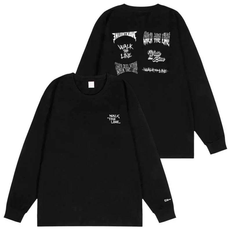 ENHYPEN 2025 World Tour WALK THE LINE Japan Sweatshirt (Fan-made ENHYPEN 2025 World Tour WALK THE LINE Japan Sweatshirt (Fan-made