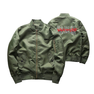 ENHYPEN World Tour WALK THE LINE Bomber Jacket (Fan-made ENHYPEN World Tour WALK THE LINE Bomber Jacket (Fan-made