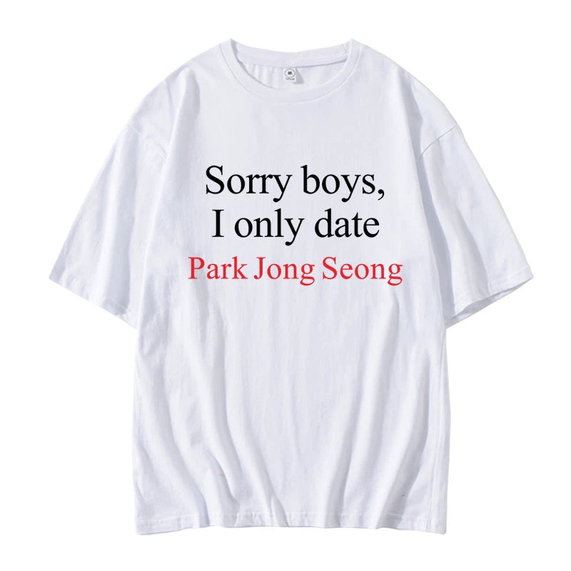 ENHYPEN 'Sorry boys, I only date' T-shirt (Fan-made)