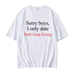 ENHYPEN 'Sorry boys, I only date' T-shirt (Fan-made)