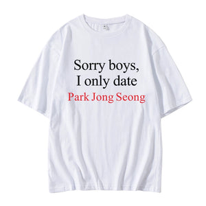 ENHYPEN 'Sorry boys, I only date' T-shirt (Fan-made)