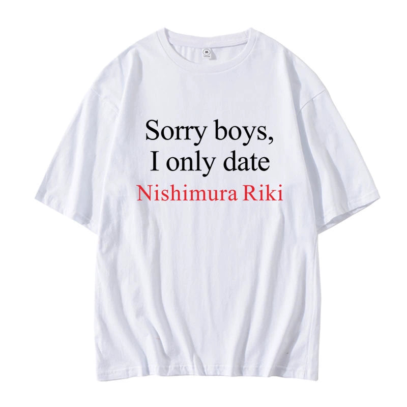 ENHYPEN 'Sorry boys, I only date' T-shirt (Fan-made)