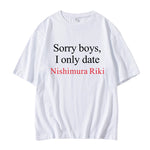 ENHYPEN 'Sorry boys, I only date' T-shirt (Fan-made)