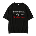 ENHYPEN 'Sorry boys, I only date' T-shirt (Fan-made)
