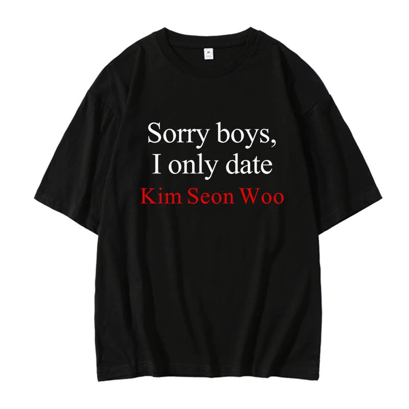 ENHYPEN 'Sorry boys, I only date' T-shirt (Fan-made)