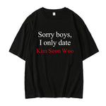 ENHYPEN 'Sorry boys, I only date' T-shirt (Fan-made)