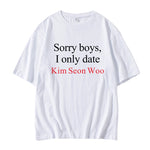 ENHYPEN 'Sorry boys, I only date' T-shirt (Fan-made)