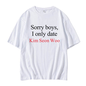 ENHYPEN 'Sorry boys, I only date' T-shirt (Fan-made)