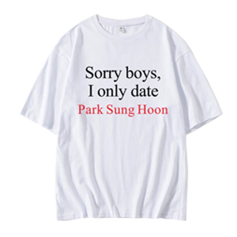 ENHYPEN 'Sorry boys, I only date' T-shirt (Fan-made)