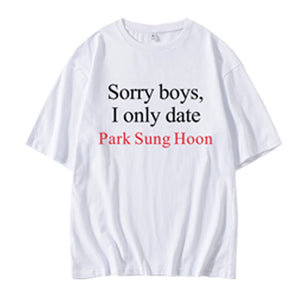 ENHYPEN 'Sorry boys, I only date' T-shirt (Fan-made)
