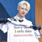 ENHYPEN 'Sorry boys, I only date' T-shirt (Fan-made)