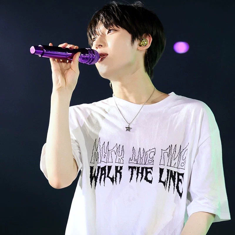ENHYPEN 2025 World Tour WALK THE LINE T-shirt (Fan-made)