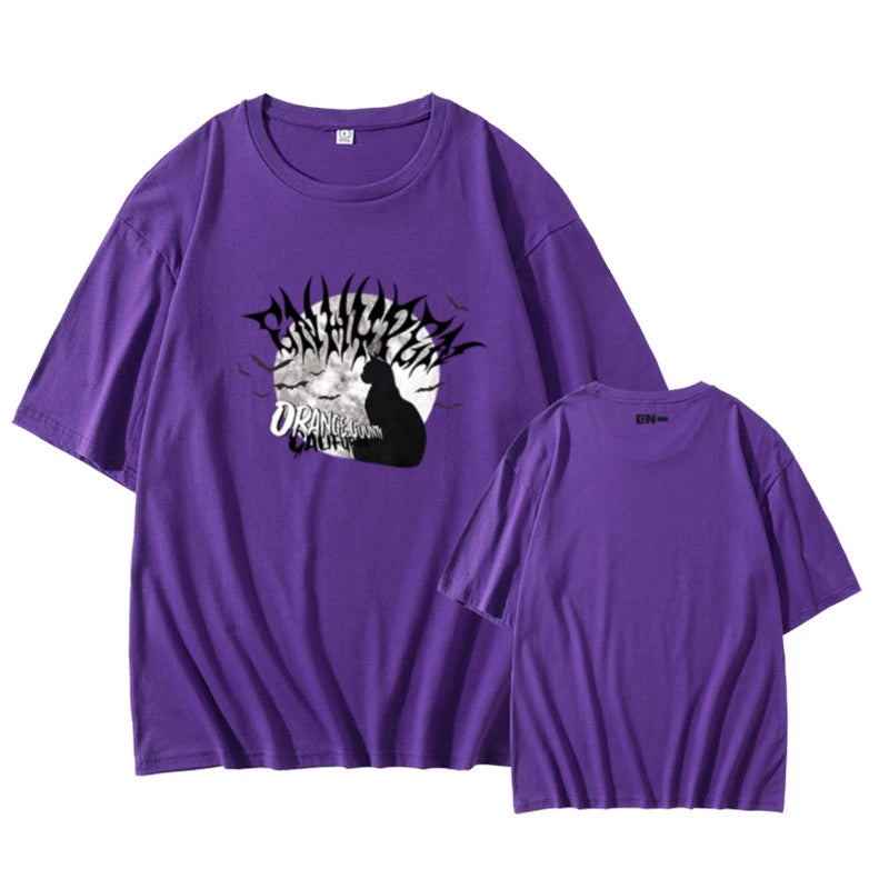 ENHYPEN Orange County California Pop-Up T-shirt (Fan-made)