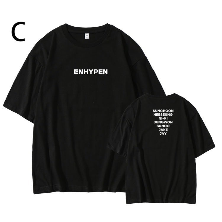 ENHYPEN Member Names Basic T-shirt (Fan-made) – ENHYPEN Universe