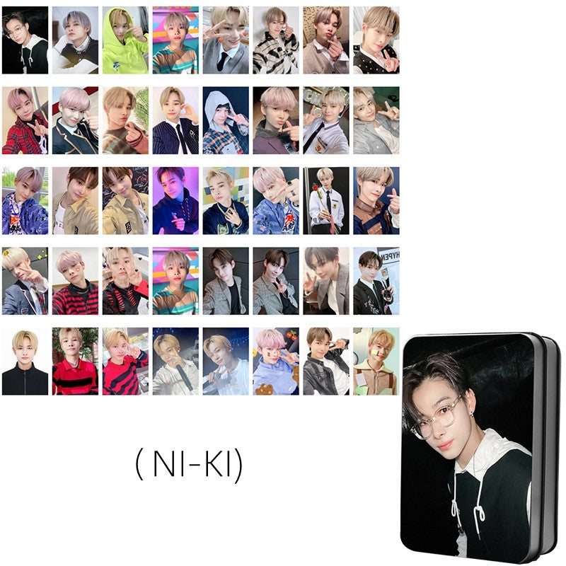 ENHYPEN Individual Member LOMO Photo Cards Tin Case Set (40 pcs)