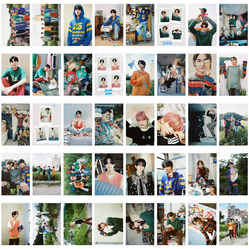 ENHYPEN DIMENSION : DILEMMA LOMO Photo Cards Tin Case Set (40 pcs) (Fan-made)
