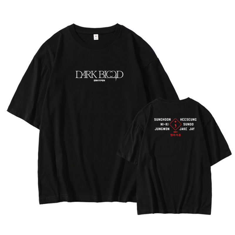 ENHYPEN DARK BLOOD Member Oversized T-shirt – ENHYPEN Universe