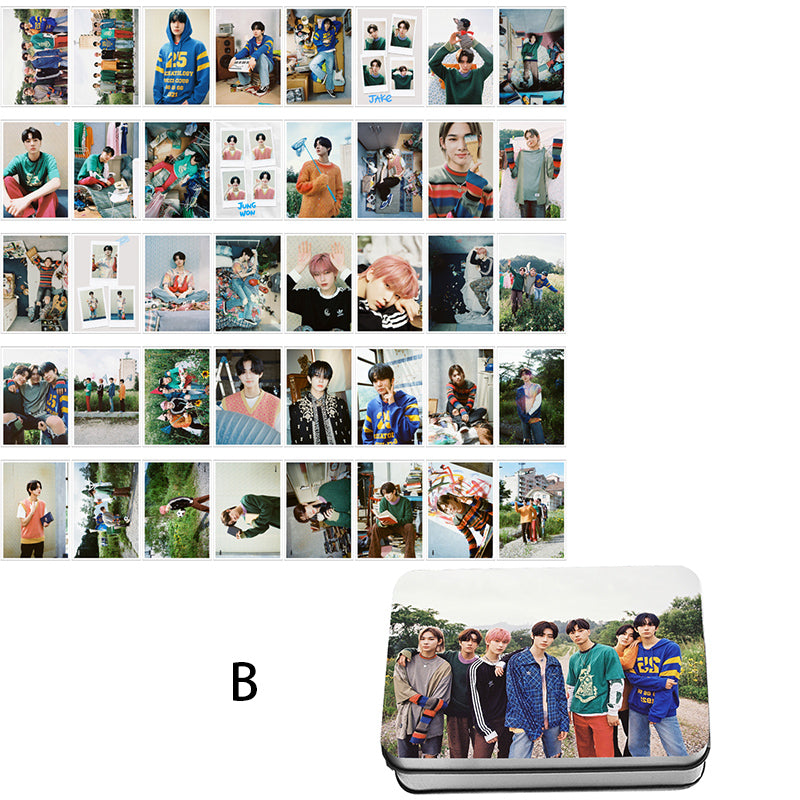 ENHYPEN DIMENSION : DILEMMA LOMO Photo Cards Tin Case Set (40 pcs)
